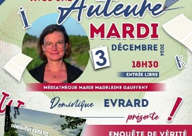 Rencontre littéraire avec Dominique Evrard